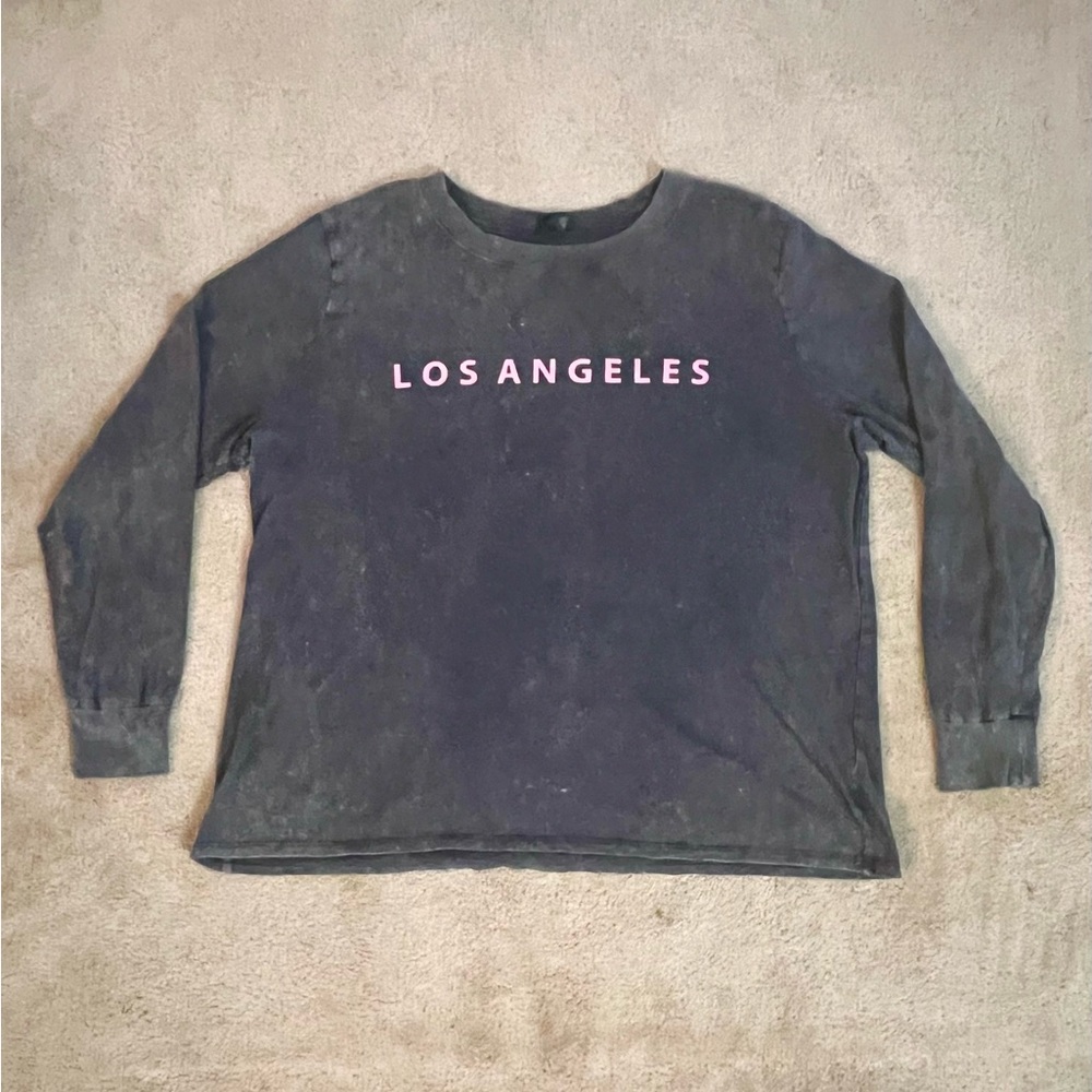 LOS ANGELES Long Sleeve Tee Women’s Plus Size XXL